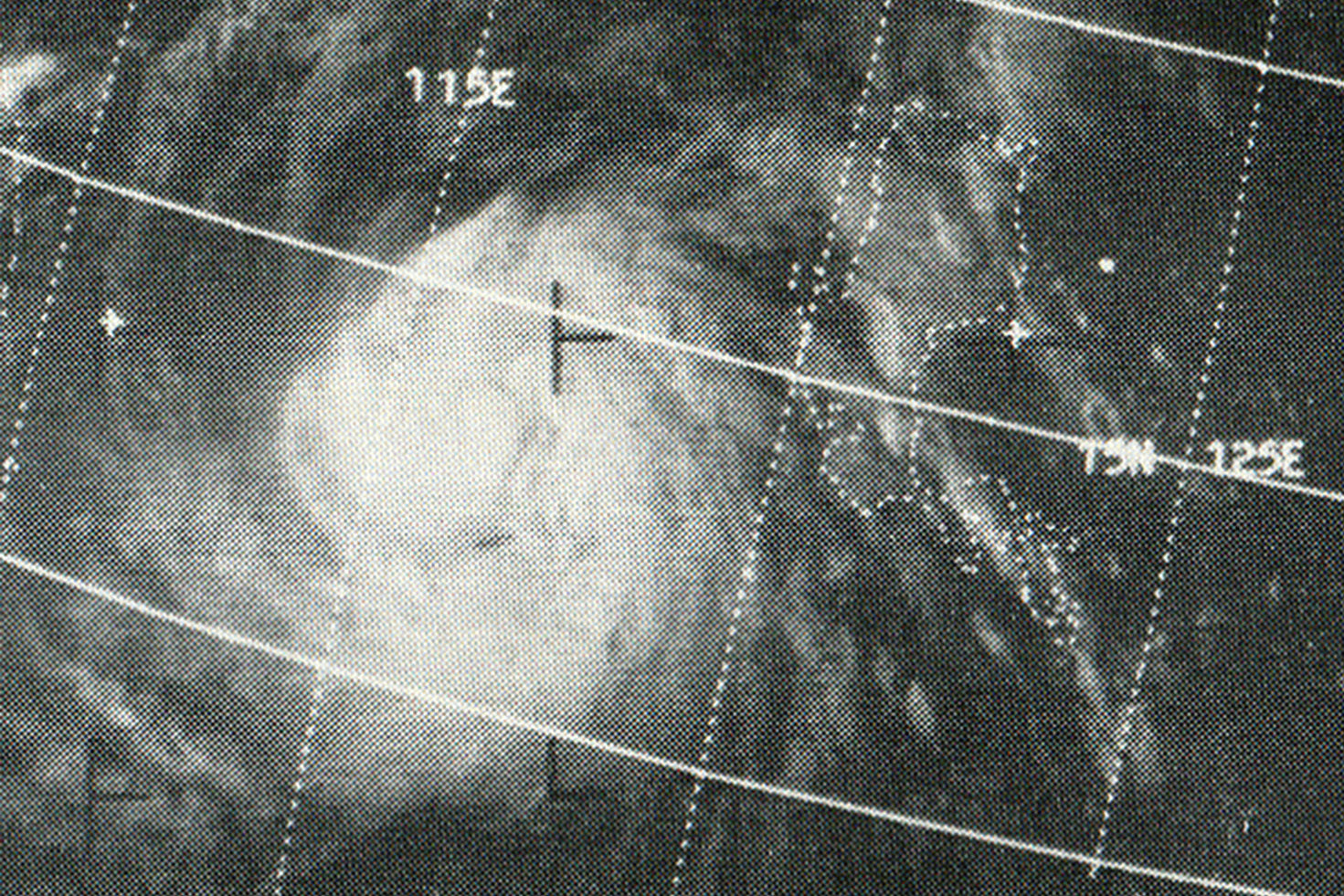 颱風柏美娜於1972年襲港。（圖片來源：Wikimedia Commons）