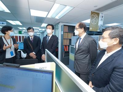 中聯辦經濟部貿易處代表到訪交流