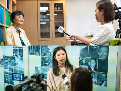 越南通訊社就胡志明誕辰134週年採訪中心代表